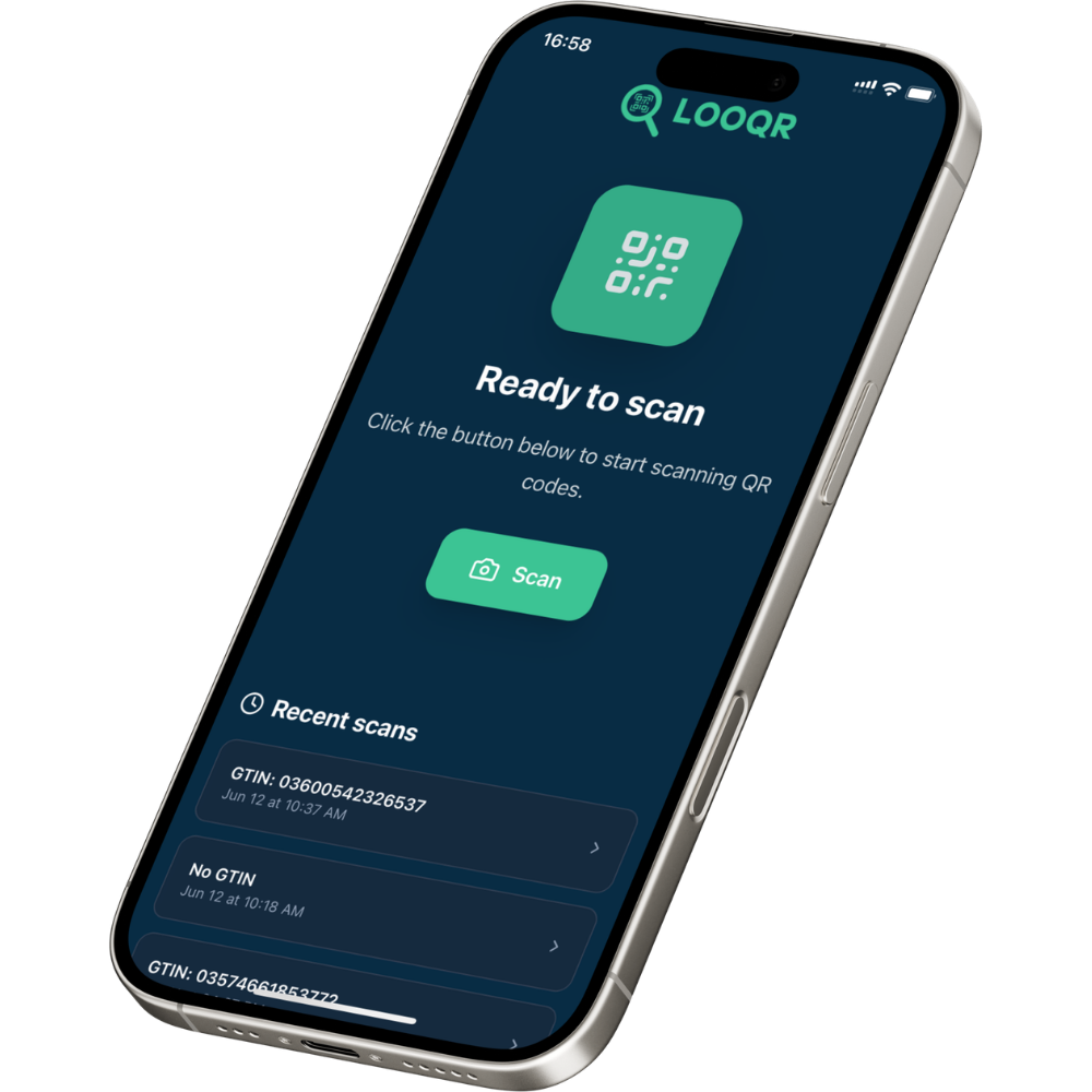 Looqr QR-scanner app